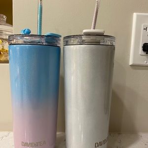Set of 2 Davids Tea favourite tumblers